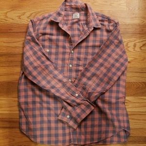 J Crew Flannel Button Up Shirt